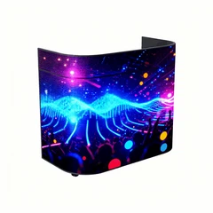 Digitale LED-skerm DJ Booth Fasade
